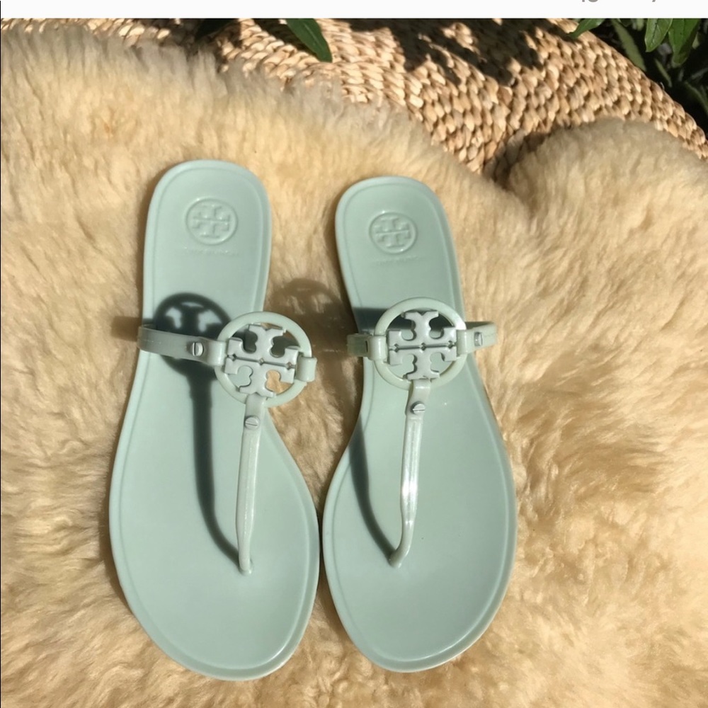 TORY BURCH🍁Mint Jelly Sandals Sz 8